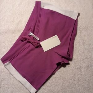 Fabletics Purple and White Naaru shorts Medium